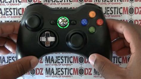 Xbox 360 Wireless Modded Controller With Transforming D Pad And Play And Charge Kit Youtube