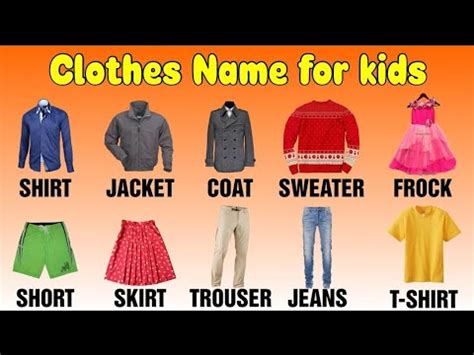 Clothes We Wear Class 1 EVS YouTube