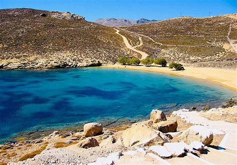 Agios Sostis beach on Serifos in the Cyclades.