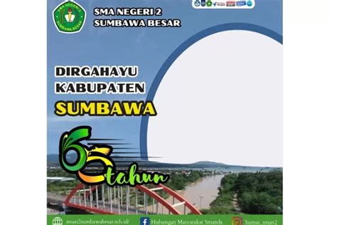 5 Link Twibbon Hut Kabupaten Sumbawa Ke 65 Dengan Desain Paling Cantik