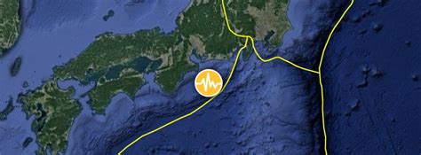 Deep M6 5 Earthquake Hits Near The South Coast Of Honshu Japan The