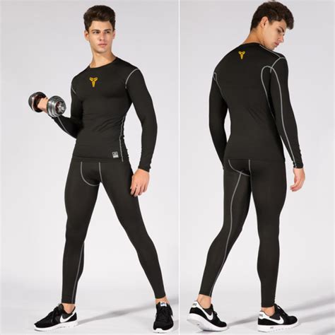 Sports Suit Equipment Men S Tight Underwear Long Sleeved High Elastic