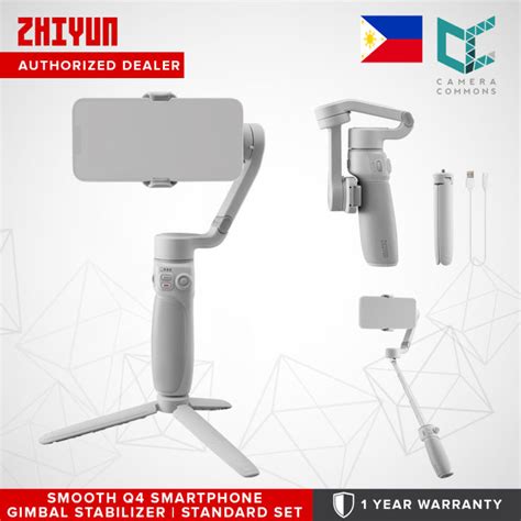 Zhiyun Smooth Q4 Smartphone Gimbal Stabilizer Standard and Combo Set ...