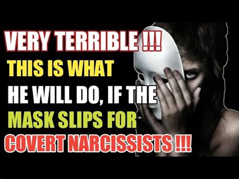 When The Mask Slips For The Covert Narcissist Narcissistic