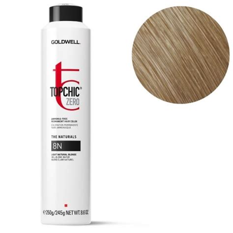 8N Light Blonde Radiant Topchic Zero Coloring Goldwell