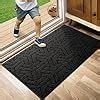 Naxbey Door Mats Indoor Absorbent Machine Washable Non Slip Inside