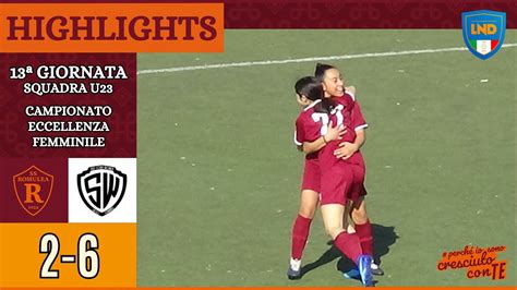 Romulea Sora Women GOAL E HIGHLIGHTS XIII Giornata Eccellenza