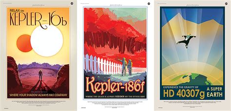 New NASA Exoplanet Travel Posters