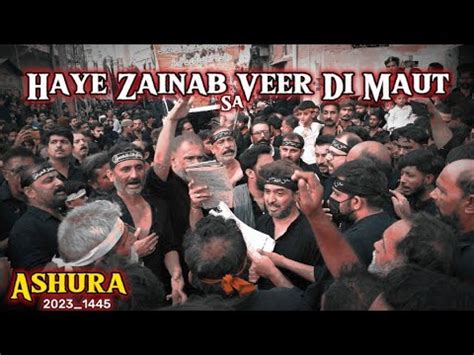 Haye Zainab Veer Di Maut Diyan Noha Ashura 10 Muharram Mirza Paro