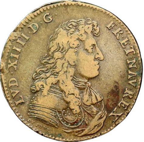 Token Louis XIV Bâtiments du roi Ornat et Irrigat Francia Numista