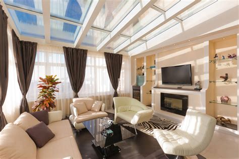 30 Naturally Lit Living Rooms with Skylights (PICTURES)