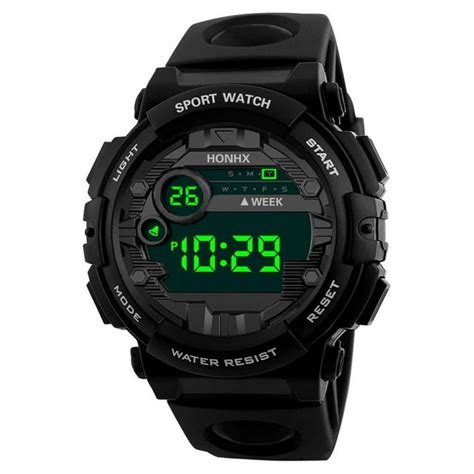 Uix Honhx Mens Digital Led Watch Date Sport Men Outdoor Electronic