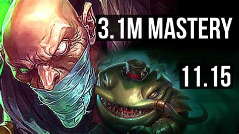 Singed Vs Tahm Kench Top M Mastery Games Kr