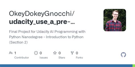 Github Okeydokeygnocchi Udacity Use A Pre Trained Image Classifier To