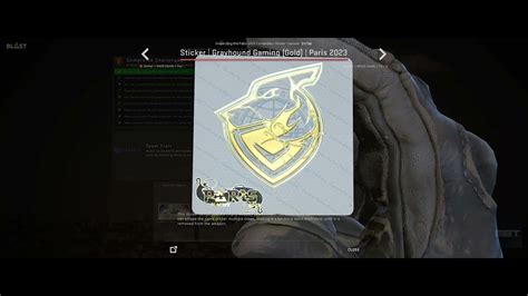 Sticker Grayhound Gaming Gold Paris Looks Leet Youtube