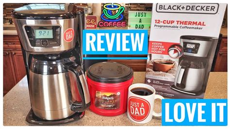 REVIEW Black + Decker 12 Cup Thermal Carafe Coffee Maker CM2035B HOW TO ...