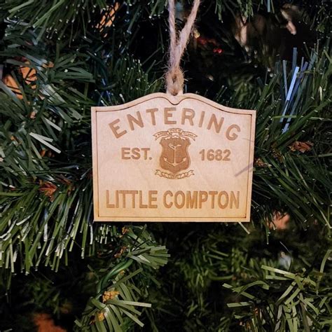 Entering Little Compton, RI Ornament | Nicki Belle Designs