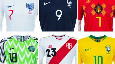 Mundial Rusia 2018 conoce las 32 camisetas oficiales que lucirán en la