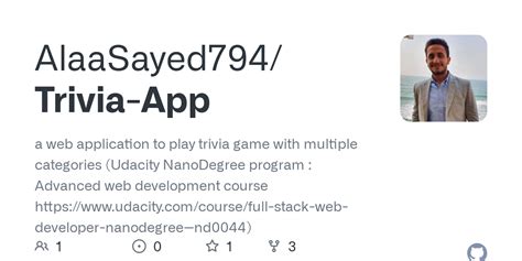 GitHub - AlaaSayed794/Trivia-App: a web application to play trivia game ...