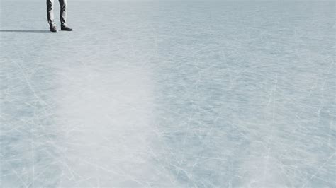 Clean Hockey Ice Ground Texture - Poliigon