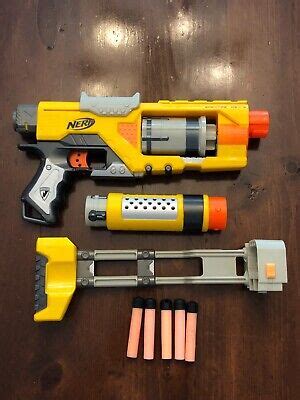 Nerf Spectre Rev Nerf N Strike Elite Vintage All Attachments With