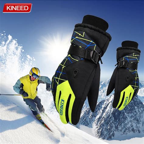 Guantes De Esqu De Snowboard Para Hombre Y Mujer Manoplas C Lidas De