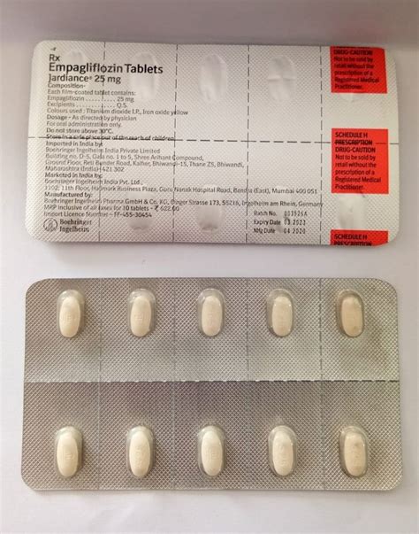 Jardiance 25mg Tablet At Rs 630 Stripe Jardiance In Nagpur ID