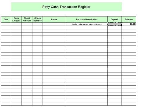 10 Free Sample Cash Log Templates Printable Samples