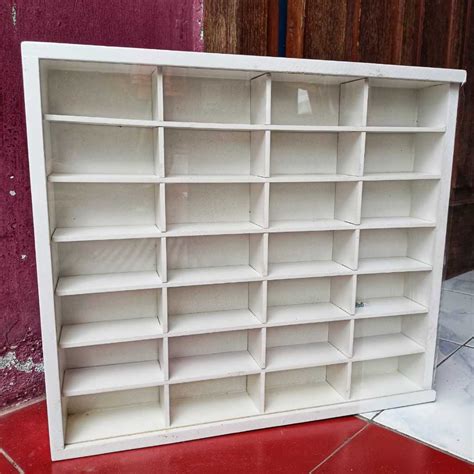 Jual Rak Hot Wheels Isi Slot Bahan Kayu Dilengkapi Penutup Mdf Akrilik Bisa Gantung Rak