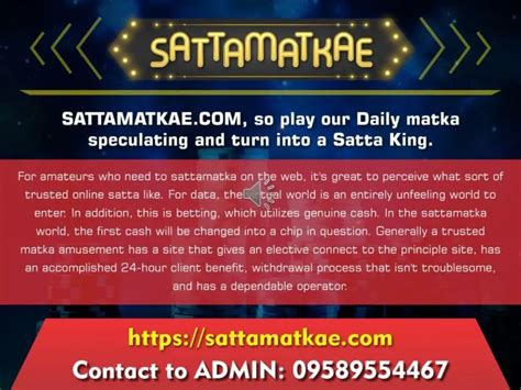 PPT - Kalyan sattamatka, satta matka Mumbai Chart, Satta Matka Result ...