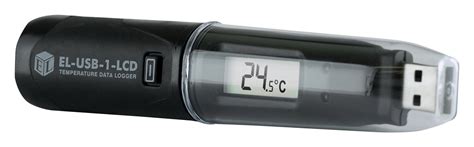 El Usb 1 Lcd Lascar Data Logger Usb Temp