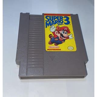 Jogo Nintendinho Nes Super Mario Bros 3 Original Shopee Brasil