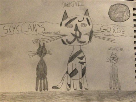 Darktail Needletail Rain In Skyclans Gorge Warrior Cats