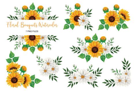 Sunflower Bouquet Clip Art