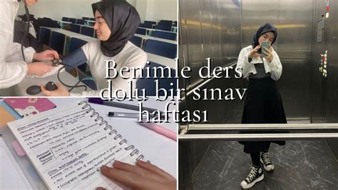 Benimle ders dolu bir sınav haftası Tıp Fakültesi Dahiliye staj