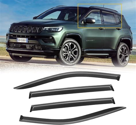 Amazon Window Visors For Jeep Compass 2017 2023 Rain Guards