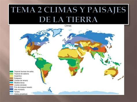 Tema 2 Climas Y Paisajes De La Tierra Autoguardado