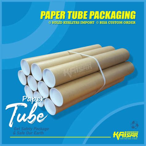 Jual TABUNG KARDUS 65 CM TUBE SELONGSONG PACKING POSTER FREE TUTUP