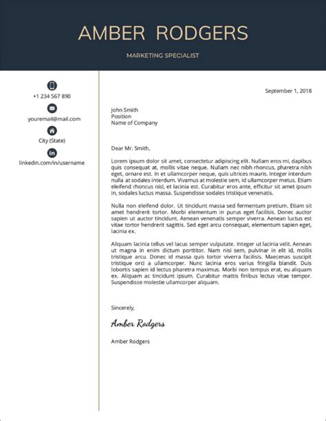 20 Best Cover Letter Templates For Google Docs For 2024