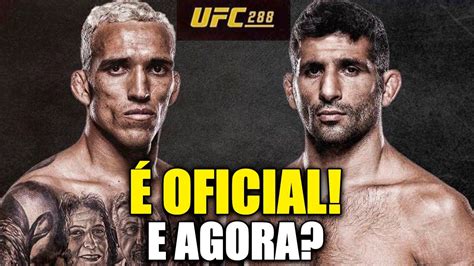 QUEM É O FAVORITO CHARLES DO BRONX VS BENEIL DARIUSH AGORA É OFICIAL