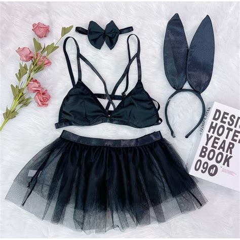 Sexy Lingerie Dancewear High Quality Nightclub Party Stripper Outfits Cosplay Exotic Bunny Girl