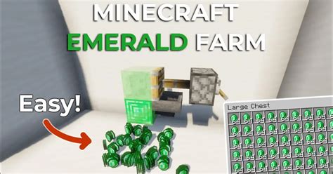 Aprender sobre 63+ imagem minecraft emerald farm - br.thptnganamst.edu.vn