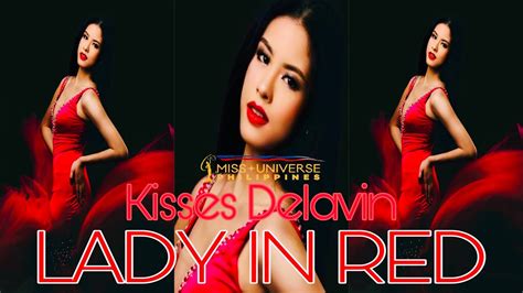 Lady In Red Kisses Delavin Miss Universe Philippines 2021 Youtube