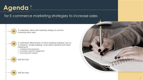 E Commerce Marketing Strategies To Increase Sales Powerpoint