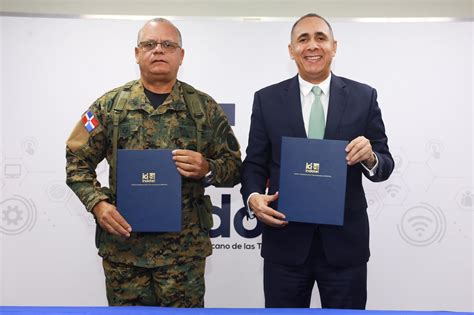 Indotel y el Ejército de la República Dominicana firman acuerdo para