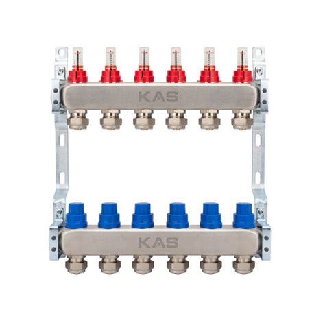 X Eurocone Connection Stainless Steel Manifold Set With Flow Meter