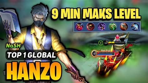 HANZO KING Fast Farm Rotation Gameplay Top 1 Global Hanzo Best Build