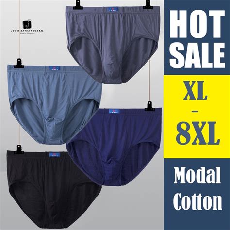 JKG 8XL High Waist Cotton Briefs Men Modal Panties Plus Size Underwear Male Big Lingerie