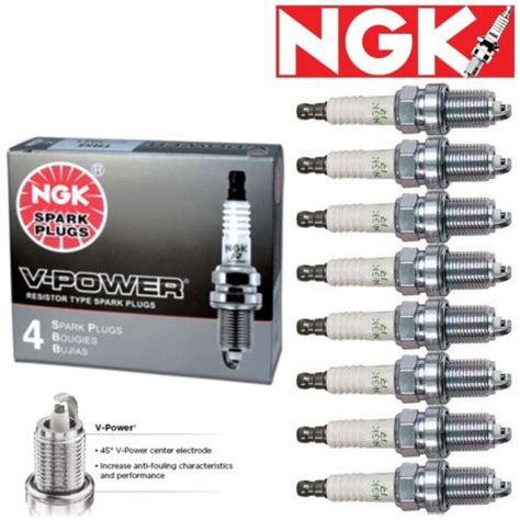 Pcs Ngk V Power Spark Plugs Dodge Dakota L V Vin P Kit