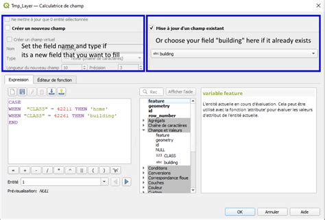 Qgis Using IF Statement In Field Calculator To Write Values Into New